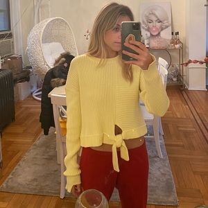 Yellow sweater